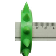 BRANSOLETKI GUMOWE Z KOLOROWYMI KOLCAMI 4 SZTUKI                   (0605-502 SAM) - 2