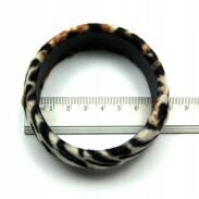 BRANSOLETKA  SZEROKA WZÓR A'LA ZEBRA                                                                      (0665-561 SAH) - 4
