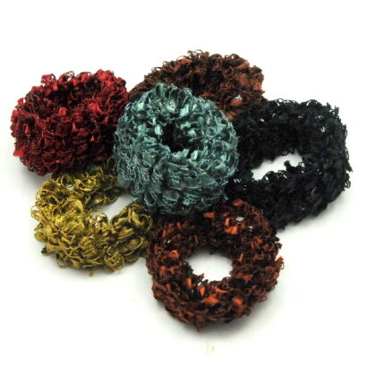 GUMKI DO WŁOSÓW FROTKI DUŻE MIX CIEMNY (12 SZT)                                0323-35 sm2