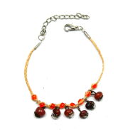 BRANSOLETKI NA SZNURKU Z KORALIKAMI 6 SZTUK                                            1791 AS - 2