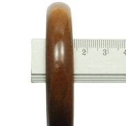 BRANSOLETKI DREWNIANE JASNY BRĄZ 2 SZTUKI                                                                    (3303-1 SAM) - 2