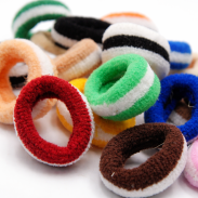 GUMKI DO WŁOSÓW FROTKI DWUKOLOROWE 25 SZTUK                                                  (0006-1 SAH) - 2