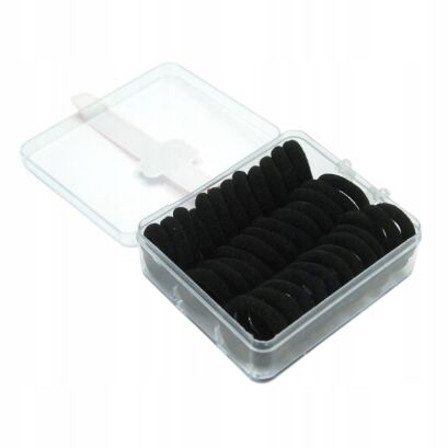 GUMKI DO WŁOSÓW MINI CZARNE 36 SZTUK                               (1511-016-2 SA)