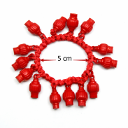 GUMKI DO WŁOSÓW OZDOBNE Z KORALIKAMI 3 SZTUKI                                                  (0331-559 SAH) - 3