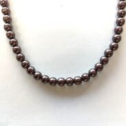 KORALE PEREŁKI BRĄZOWY 72 cm                                                        0642-533 - 2