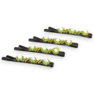 WSUWKI OZDOBNE Z KOLOROWYMI KORALIKAMI – KOMPLET 4 SZTUKI                 (5992-26 SA) - 2