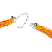 WISIOR / NASZYJNIK NA SZNURECZKACH Z OZDOBNĄ ZAWIESZKĄ                                 (1859 SAM} - 3