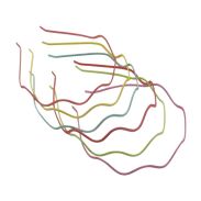 OPASKI METALOWE KOLOROWE CIENKIE 6 SZTUK                                                              (8114 SAM) - 2