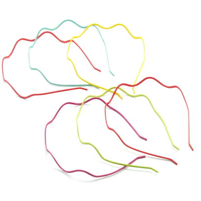 OPASKI METALOWE KOLOROWE CIENKIE 6 SZTUK                                                              (8114 SAM)