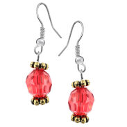 KOMPLET BIŻUTERII  KORALE + KOLCZYKI                                              0676-1006 - 2