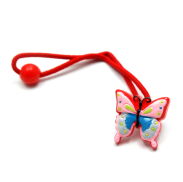 GUMKI DO WŁOSÓW DZIECIĘCE MOTYLKI WIELOKOLOROWE 12 SZTUK                                                  (0210-15 SA) - 3