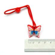 GUMKI DO WŁOSÓW DZIECIĘCE MOTYLKI WIELOKOLOROWE 12 SZTUK                                                  (0210-15 SA) - 4