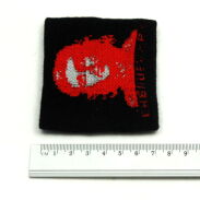 OPASKA Z FROTY NA NADGARSTEK CZARNA Z APLIKACJĄ                          (0004-95) - 2