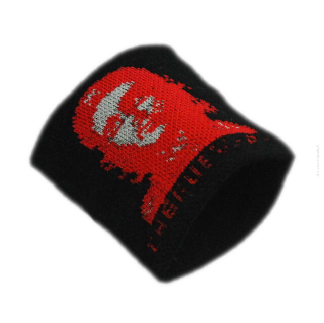 OPASKA Z FROTY NA NADGARSTEK CZARNA Z APLIKACJĄ                          (0004-95)