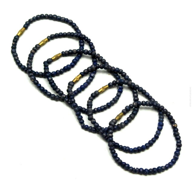 BRANSOLETKI DREWNIANE ROZPINANE (5 SZTUK) 0738-11