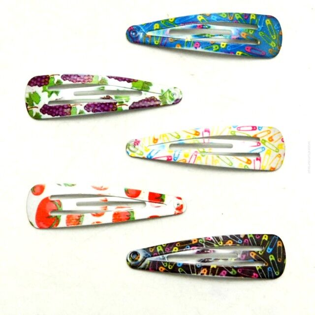 PYKI / SPINKI DO WŁOSÓW WIELOKOLOROWE 10 SZTUK (9277 S)