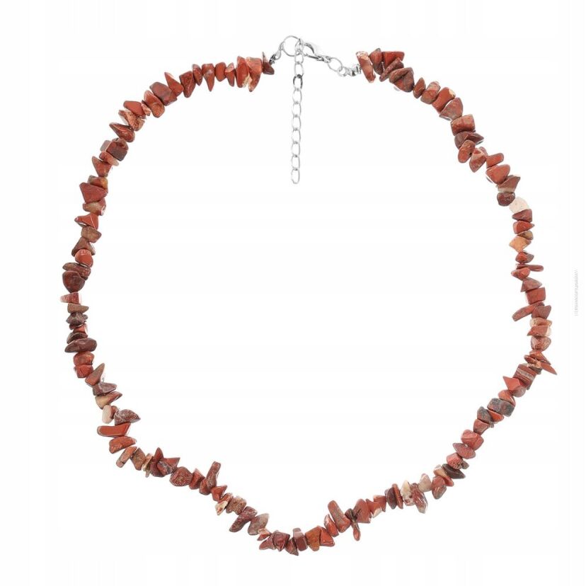 NASZYJNIK /WISIOR Z KORALIKAMI BRĄZOWY                                                       (0643-1014 SAH)