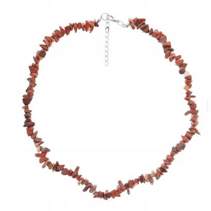 NASZYJNIK /WISIOR Z KORALIKAMI BRĄZOWY                                                       (0643-1014 SAH)