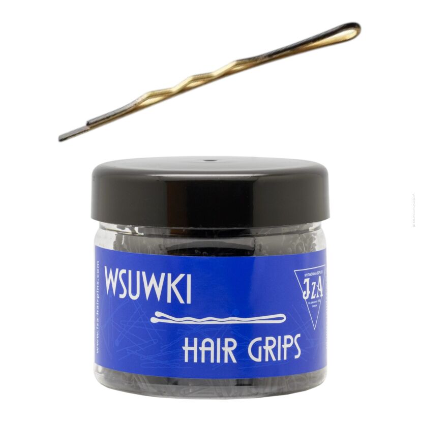 WSUWKI DO WŁOSÓW KARBOWANE CIENIOWANE 6 CM 440 SZTUK                            (0602/G)