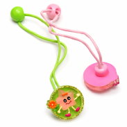 GUMKI DO WŁOSÓW DZIECIĘCE GWIAZDKA Z KWIATKIEM MIX KOLORÓW 12 SZTUK 4160 - 3