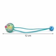 GUMKI DO WŁOSÓW DZIECIĘCE GWIAZDKA Z KWIATKIEM MIX KOLORÓW 12 SZTUK 4160 - 4