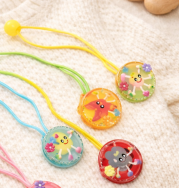 GUMKI DO WŁOSÓW DZIECIĘCE GWIAZDKA Z KWIATKIEM MIX KOLORÓW 12 SZTUK 4160 - 2