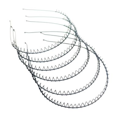 OPASKI METALOWE CZARNE "ZYGZAK" 6 SZTUK          0176-547 SAW