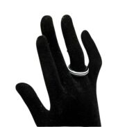 PIERŚCIONKI BIAŁO-CZARNE W PASKI – PLASTIKOWE 5 SZTUK             0608-17 - 2