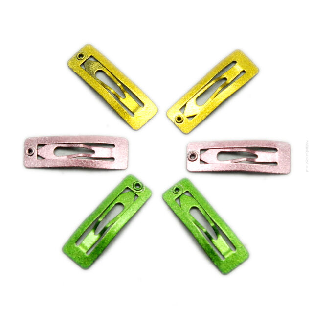 PYKI / SPINKI DZIECIĘCE DO WŁOSÓW MINI KOLOROWE METALOWE 6 SZTUK (9723 SA)