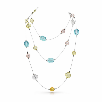 NASZYJNIK WIELOWARSTWOWY 3 -RZĘDOWY KOLOROWY 0611-16