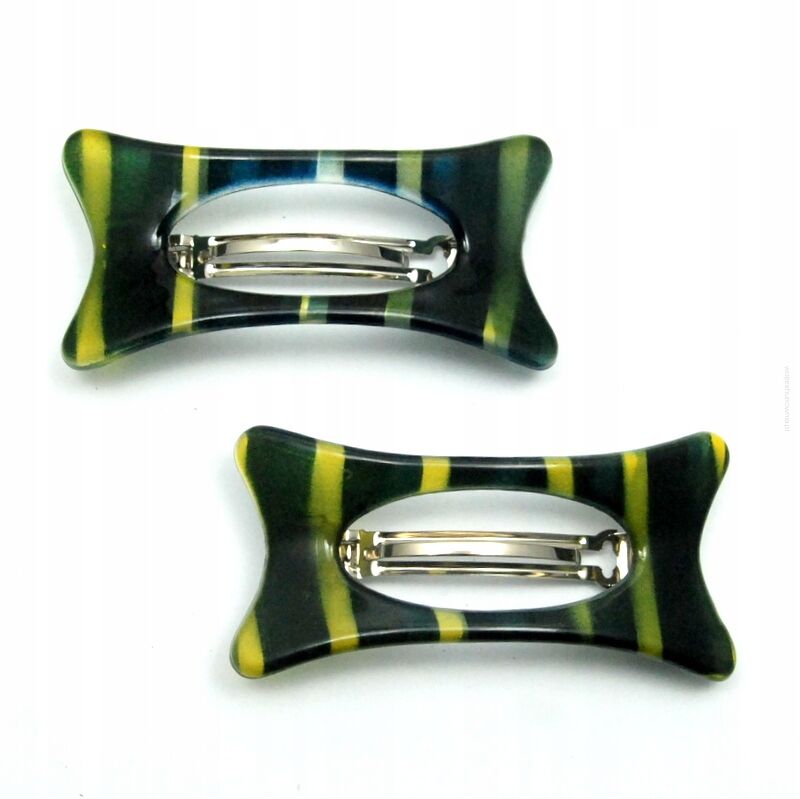 KLAMRY / AUTOMATY DO WŁOSÓW ZIELONE 2 SZTUKI                           (KLD-134 SAH)