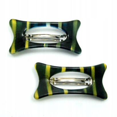 KLAMRY / AUTOMATY DO WŁOSÓW ZIELONE 2 SZTUKI                           (KLD-134 SAH)