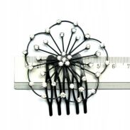 GRZEBIEŃ DO UPINANIA WŁOSÓW Z CYRKONIAMI                                                                        (GROZ-2 SAH) - 4