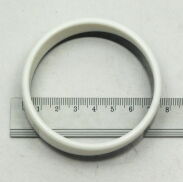 BRANSOLETKA PLASTIKOWA  CZARNO BIAŁA                                                                                         (0605-56 SA) - 2