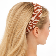 OPASKA NA GŁOWĘ - CHUSTA A'LA ZEBRA  (0214-17 SAH) - 2