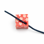 ELEMENTY-KOSTKI DO ROBIENIA OZDÓB DO WŁOSÓW 15 SZTUK (0196 D) - 3