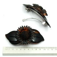 KLAMRY /AUTOMATY DO WŁOSÓW KWIATY 2 SZTUKI                                                                        (KLD-103A SH) - 2