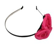 OPASKI DO WŁOSÓW METALOWE Z KWIATAMI 3 SZTUKI                                                (0049-2) - 3