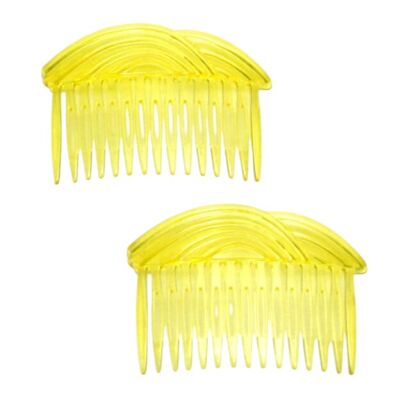 GRZEBIENIE DO UPINANIA WŁOSÓW  PRZEZROCZYSTE 2 SZTUKI                                                                          (0294-55)