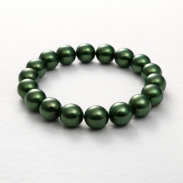 BRANSOLETKA Z PEREŁEK ZIELONA JABLONEX (BRPR-4 SAH) - 2