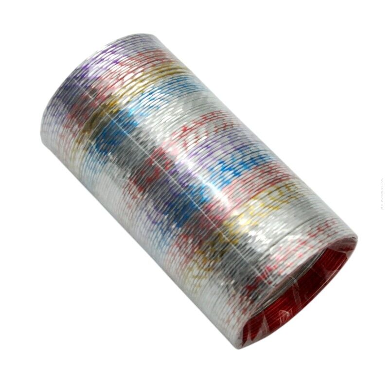 BRANSOLETKI METALOWE CIENKIE KOLOROWE 100 SZTUK                                                              (2938-4 S)