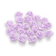 ŻABKI / SZCZĘKI RÓŻYCZKI FIOLETOWE 30 SZTUK                                            (0036/V/30) - 2