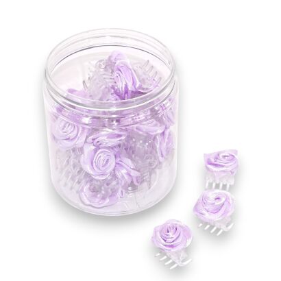 ŻABKI / SZCZĘKI RÓŻYCZKI FIOLETOWE 30 SZTUK                                            (0036/V/30)