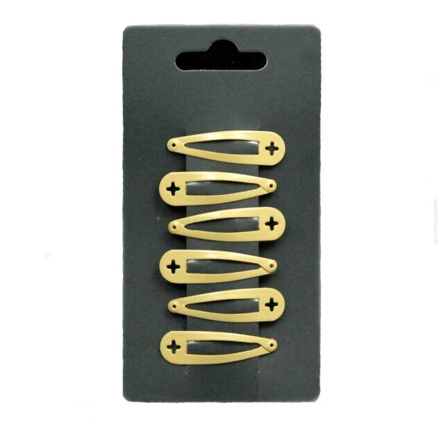 PYKI / SPINKI MAŁE BEŻOWE 6 SZTUK                                                                                    P40/C/6