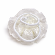 GUMKI DO WŁOSÓW KWIATKI Z KRYSZTAŁKIEM 4,5 CM (4 SZTUKI)                                               (0190-5 SAH) - 4