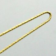 KOKÓWKA  ZŁOTA PROSTA GRAWEROWANA 7 cm                                                  JA270/20 - 4