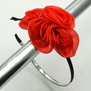 OPASKA OZDOBNA CZERWONY KWIATEK                                                   (0049-10 SA) - 2