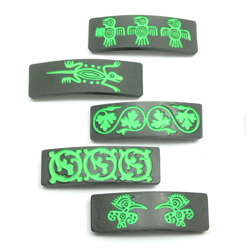 KLAMRY / AUTOMATY DO WŁOSÓW OZDOBNE 5 SZTUK                                                                     (2741 SAU)