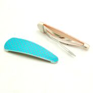 PYKI / SPINKI DO WŁOSÓW DZIECIĘCE DUŻE WIELOLOKOLOROWE 12 SZTUK (8401 SA) - 2