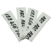 OPASKI ELASTYCZNE BIAŁE Z CYFERKAMI i LITERKAMI 4 SZTUKI                                                        (0193-10 SAM) - 4